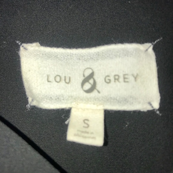 |Lou & Grey| Zip Up Grey Marled Sweater Sz Small - Picture 3 of 3